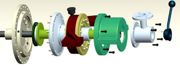 Centripetal pump of 3 Phase Decanter Centrifuge