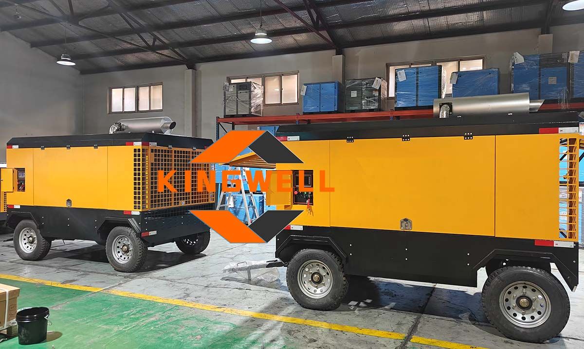 mobile screw air compressors